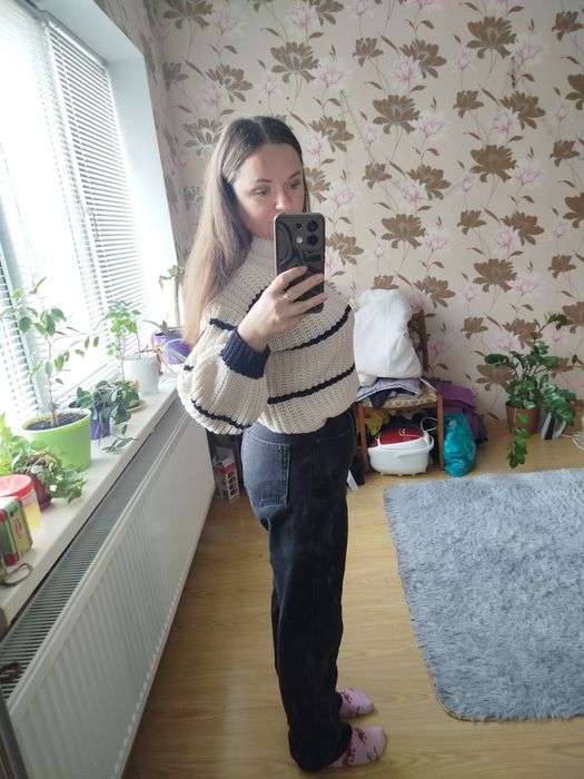 Торг!!Джинси  палаццо,сідають ідеально