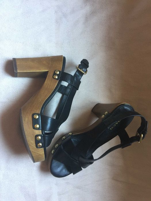 Sandálias pretas Coach New York