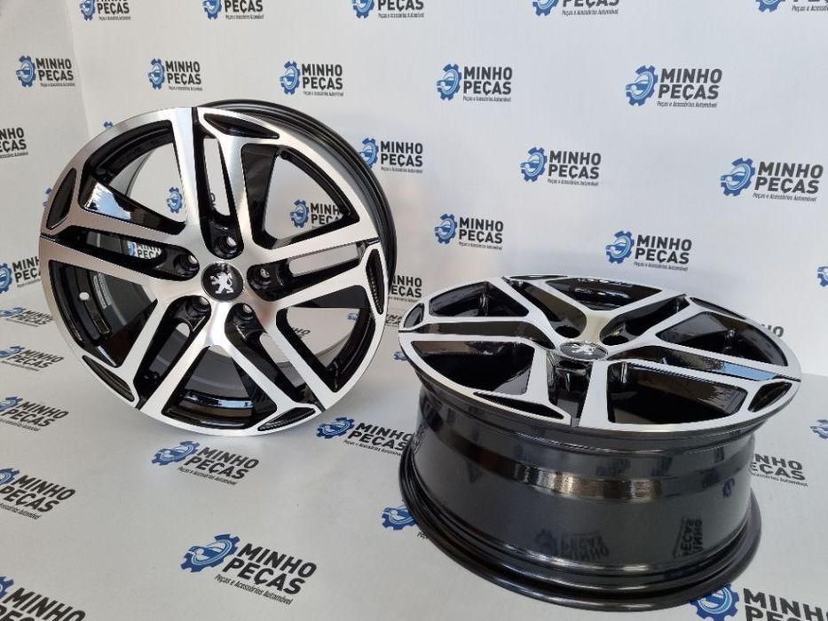 Jantes Peugeot 308 em 16 Black (5x108)