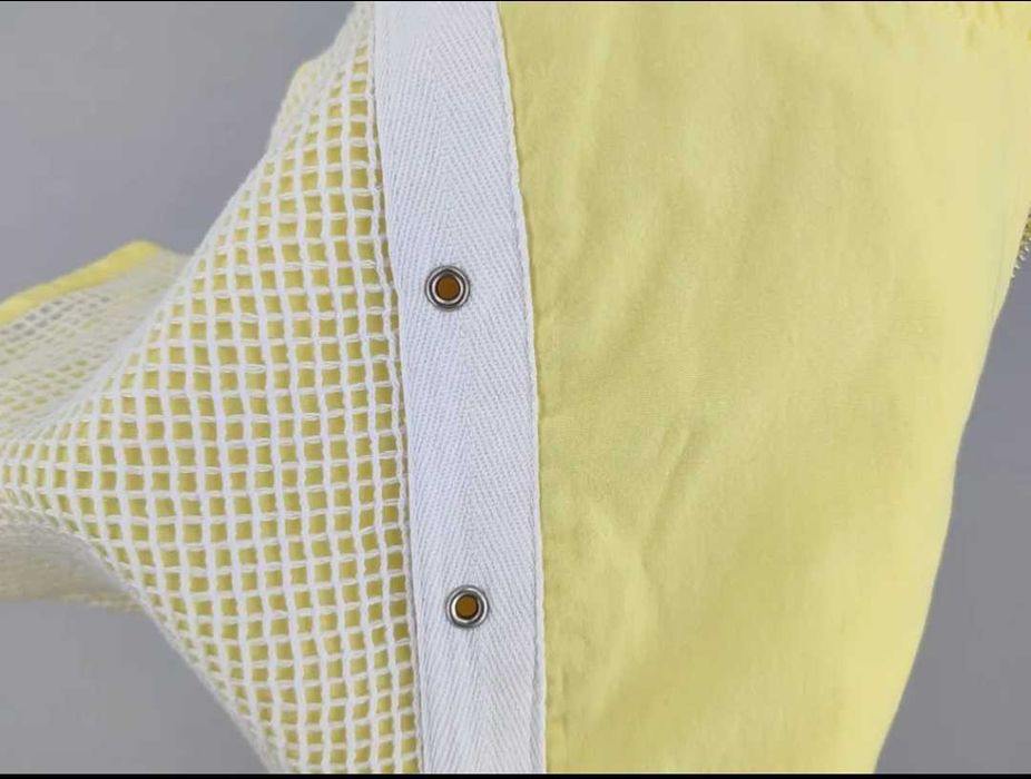 Bluzka żółta z siatką