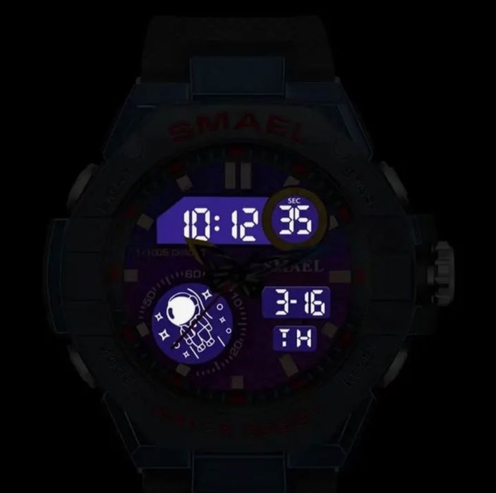 Relógio led militar SMAEL