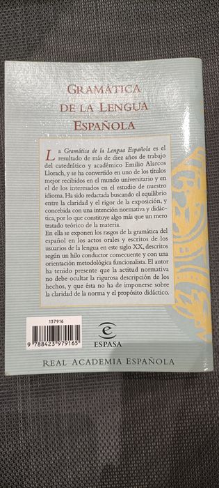 Gramática de la Lengua Espanhola