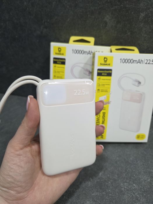 Baseus EnerFill FC11 на 10000 mAh  22.5w. павербанк з кабелем