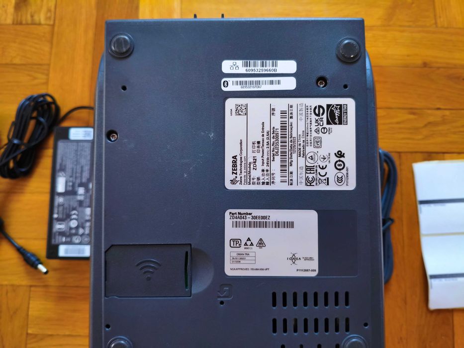 Drukarka Termotransferowa Etykiet Kurierska Zebra Zd421 300dpi