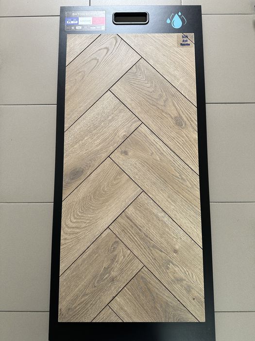 Ламінат ялинкою "Alsafloor" 12мм/33клас 4V Франція 1460грн/м2