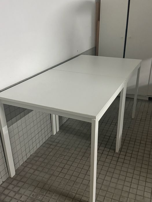 Mesa ikea branca 74x74cm