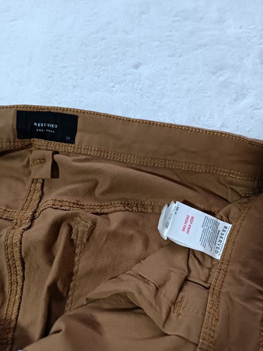 Spodnie chinosy Chino rozmiar 34 Reserved męskie