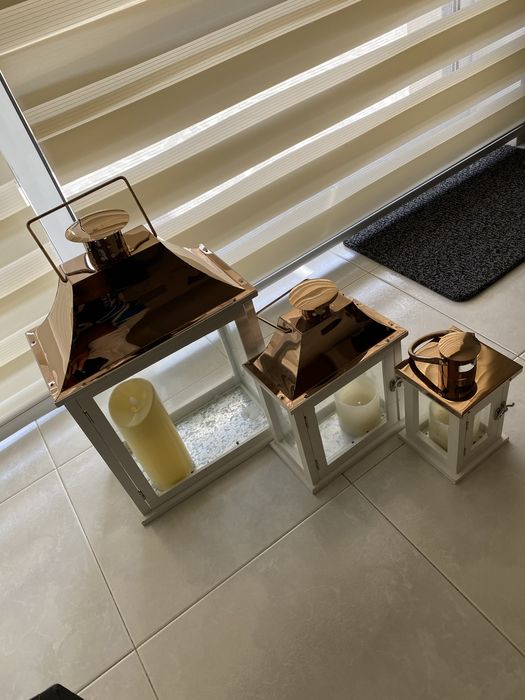 Conjunto de lanternas decorativas