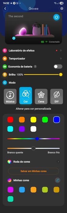 Candeeiro Portátil Govee RGBWW | Smart Bluetooth & Wi-Fi