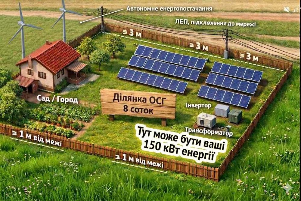 Ділянка для життя та енергетичної свободи на власному пагорбі