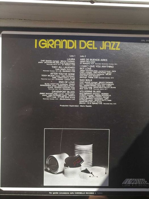 Various ‎– I Grandi Del Jazz LP
