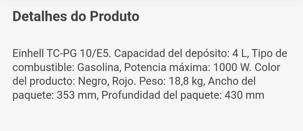 Geradores novos - ler anúncio (vários)