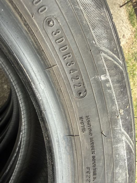 Opony letnie Dunlop 225/55 R18 98H DOT 3422