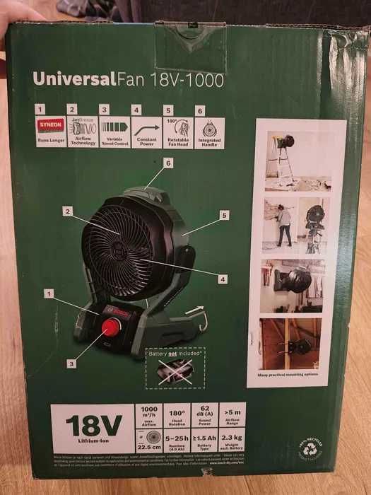 Wentylator Bosch 18 V