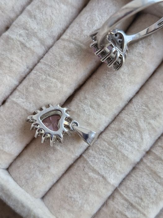 Підвіска+каблучка зі срібла 500грн.