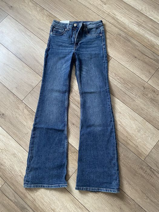 Сині кльош джинси h&m