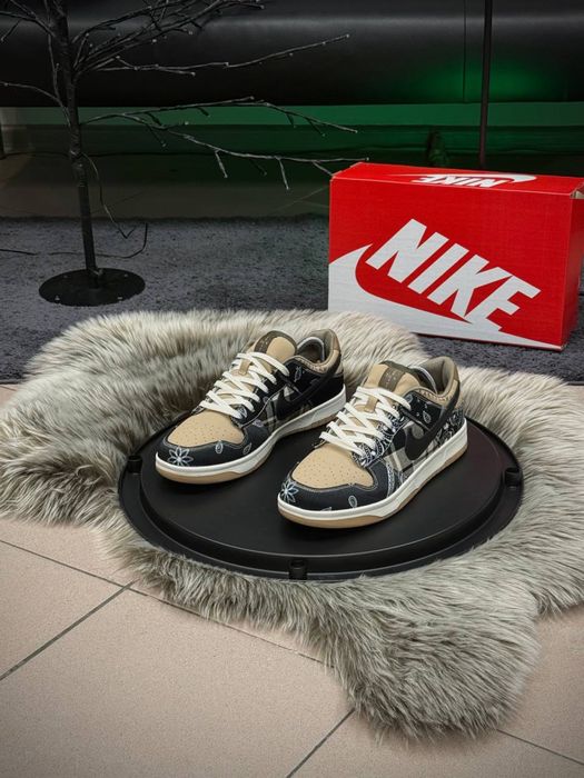 ТОП! Кросівки Кросівки Nike SB Dunk Low x Travis Scott 41 42 43 44 45