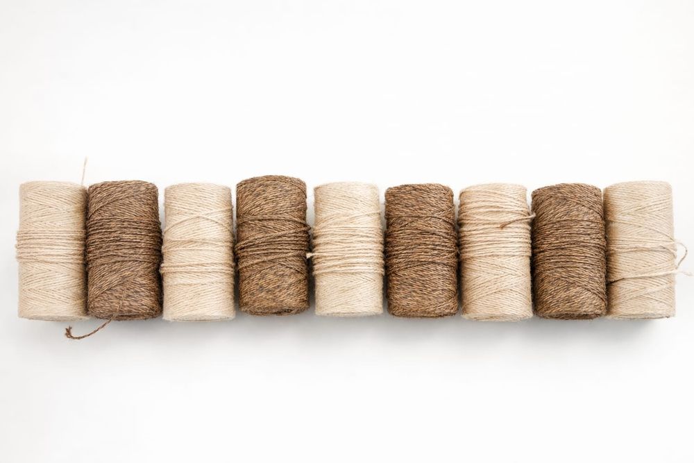 Fio de sisal de 2 cabos.