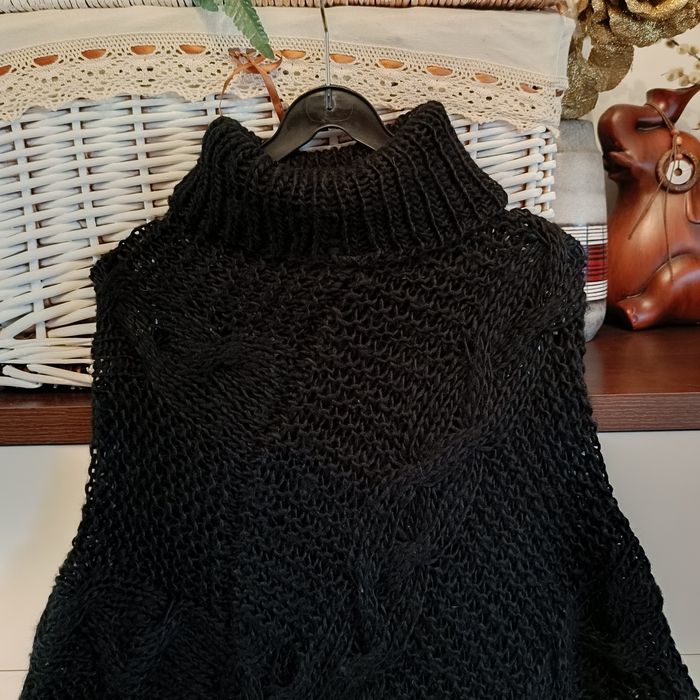 Ponczo czarne uniwersalne