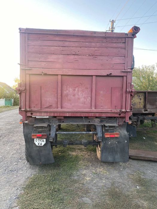 КамАЗ с прицепом самосвал