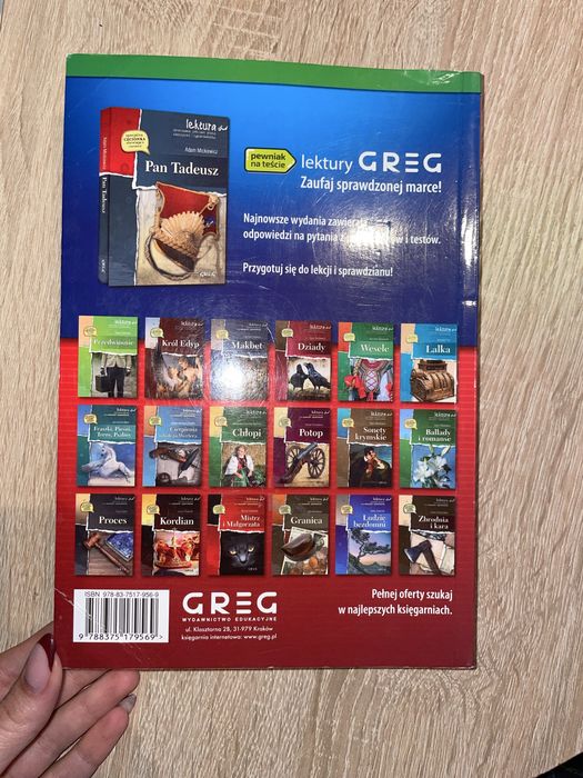 Opracowania lektur i wierszy