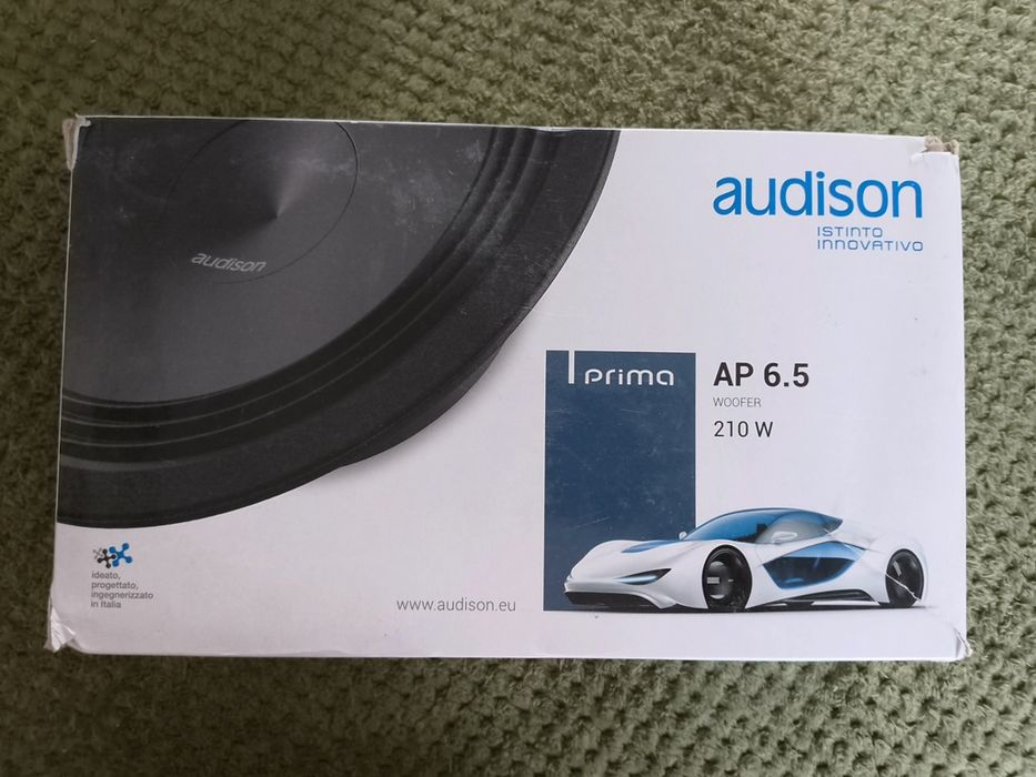 Audison AP 6.5 samochodowy głośnik basowy 16,5 cm (6,5"), 210 W, 4 Ohm.