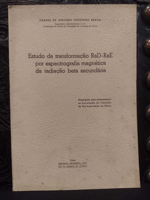 Transformação RaD-RaE por Espectografia Magnética da Radiação