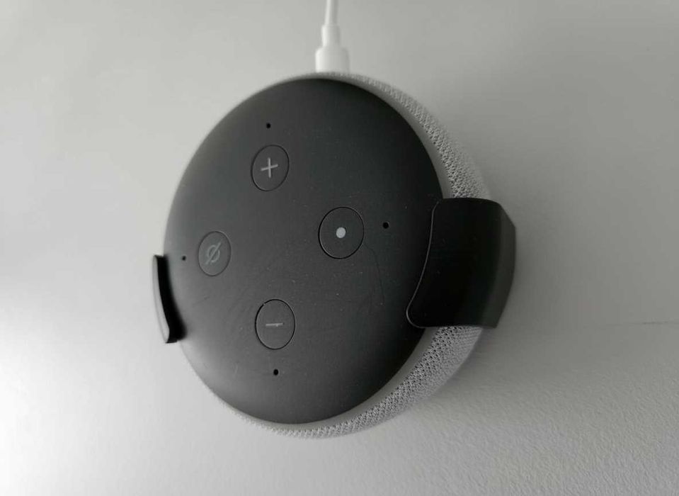 Suporte de Parede para Amazon Echo Dot 3ª Geração - Preto