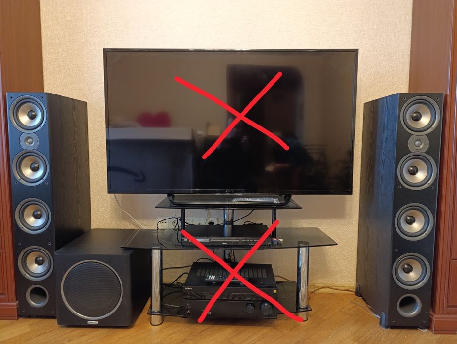 Акустична система  Polk Audio Monitor 70 Series II в комплекті з сабвуфером Polk Audio PSW110 чорні