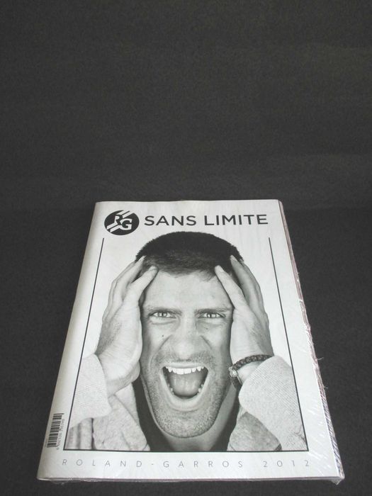 Revista Sans Limite Roland Garros 2012 Novak Djokovic Magazine Luxo
