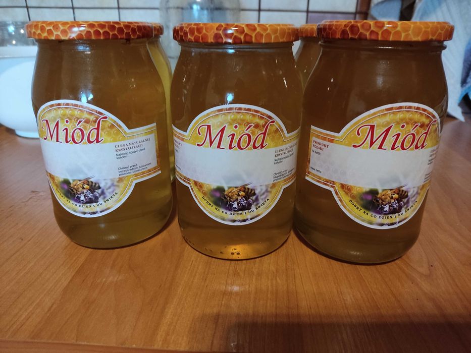 Miód tegoroczny z własnej pasieki