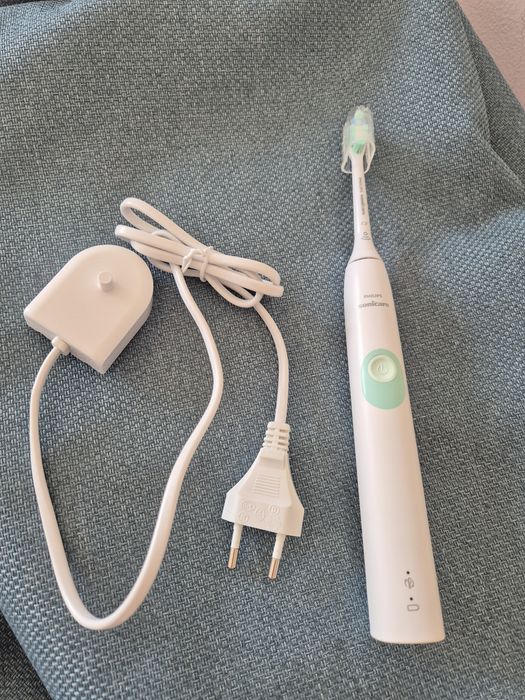 Escova elétrica Sonicare + base + carregador