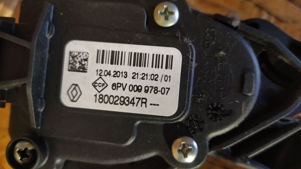 PEDAL ACELERADOR RENAULT CAPTUR / CLIO IV 180029347R