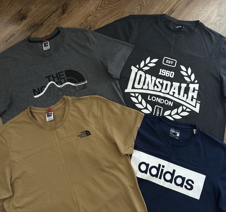 Футболки Lacoste Nike Hilfiger Diesel Lonsdale Arcteryx Kenzo Berghaus Oakley Lyle Scott TNF Lyle Scott Carhartt Hugo Boss Under Armour Adidas