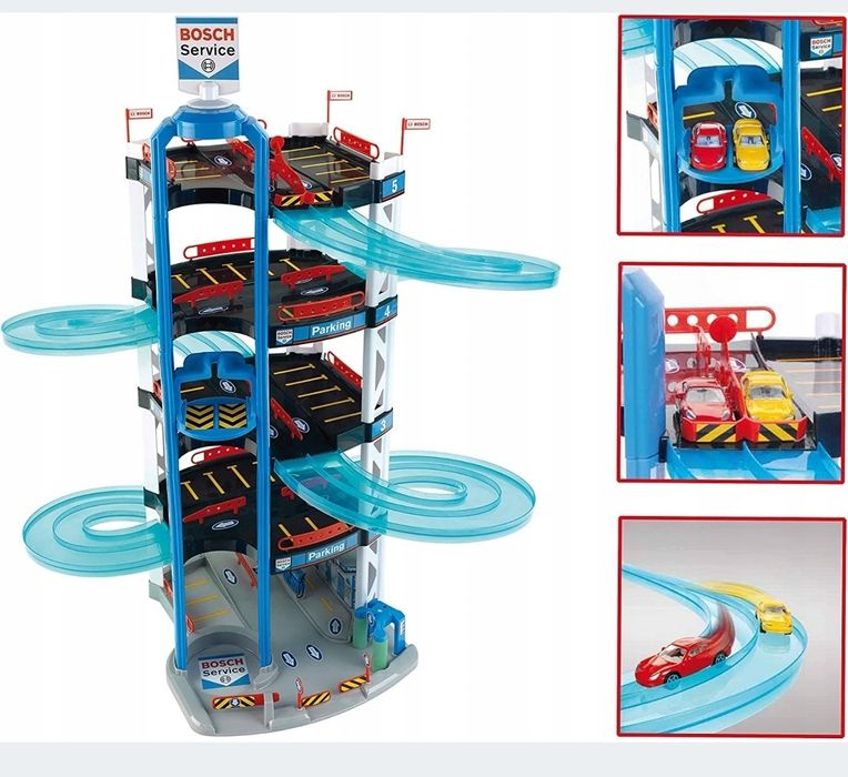 Theo Klein 2813 Parking Bosch Car Service  5 poziomow nowe