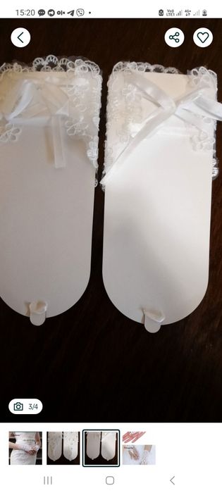 Продам свадебные митенки ( перчатки).