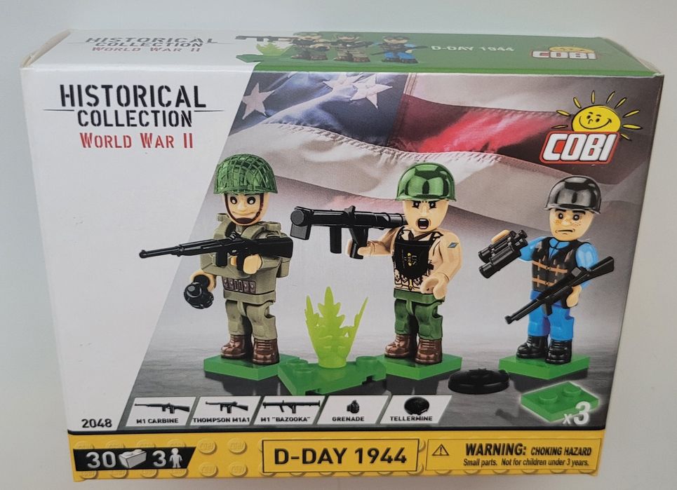 Cobi 2048 D-Day 1944 Amerykańscy żołnierze