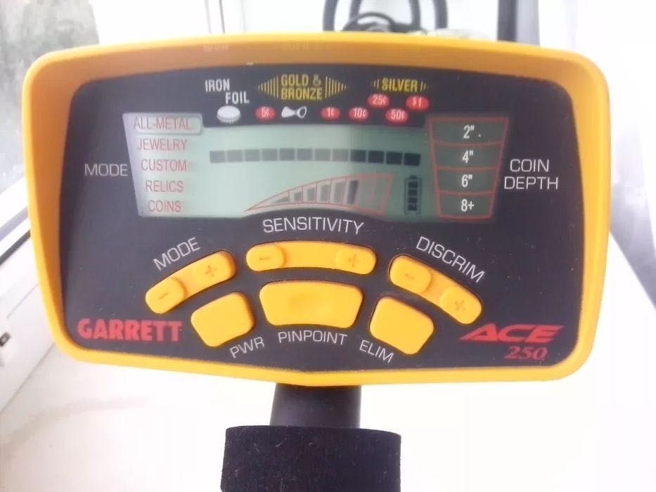 (НОВЫЙ) Металлоискатель Garrett ace 250  металошукач
