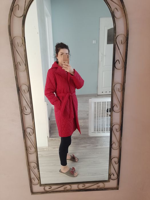 Wiosenny płaszcz pikowany s/m