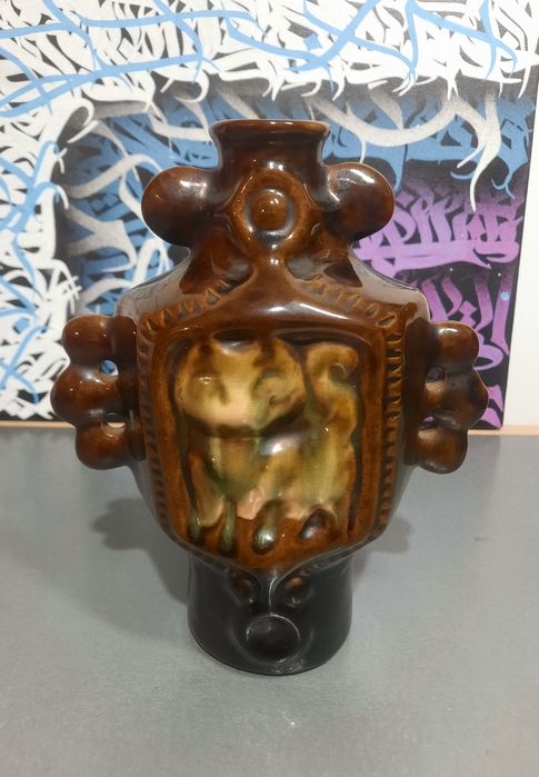 Штоф ваза кераміка майоліка Виноградів ссср