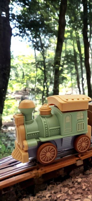 Колекція музичних локомотивів паравозів паровоз ретро світло інерційні