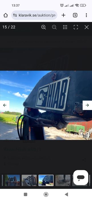 Кран маніпулятор hiab 650rw