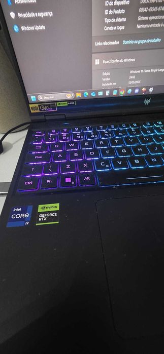 Acer Predator Helios Neo 16  Core i9-14900HX/32GB/1TB SSD/RTX 4070/16'