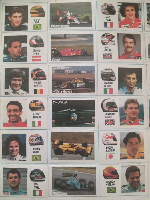Caderneta de cromos # Fórmula 1 - ESCAP'LIVRE