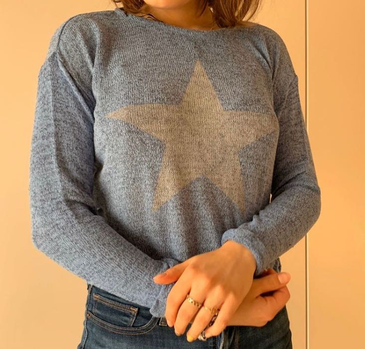 Sweter błękitny
