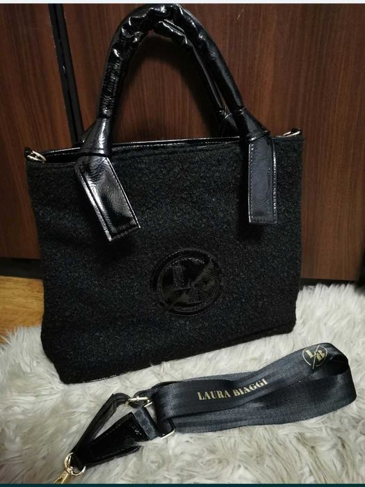 NOWA Torebka Shopper LAURA BIAGGI Kolekcja 2025 PREZENT TANIO  !  !  !