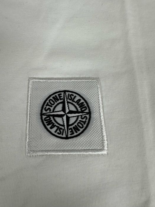 Koszulki Shirt meski Ultra Premium biała stone island OUTLET