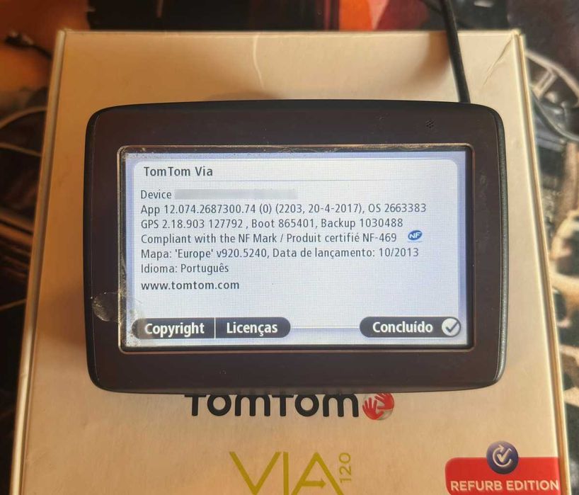 GPS Tomtom Via 120 Europa
