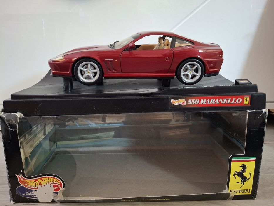 ミニカー Hot Wheels 550 Maranello 1996 1:18 Auto Samochód Kolekcjonerski Ferrari 550 Maranello Hotwheels
