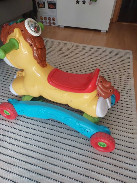 Cavalinho de baloiço para criança 2 em 1